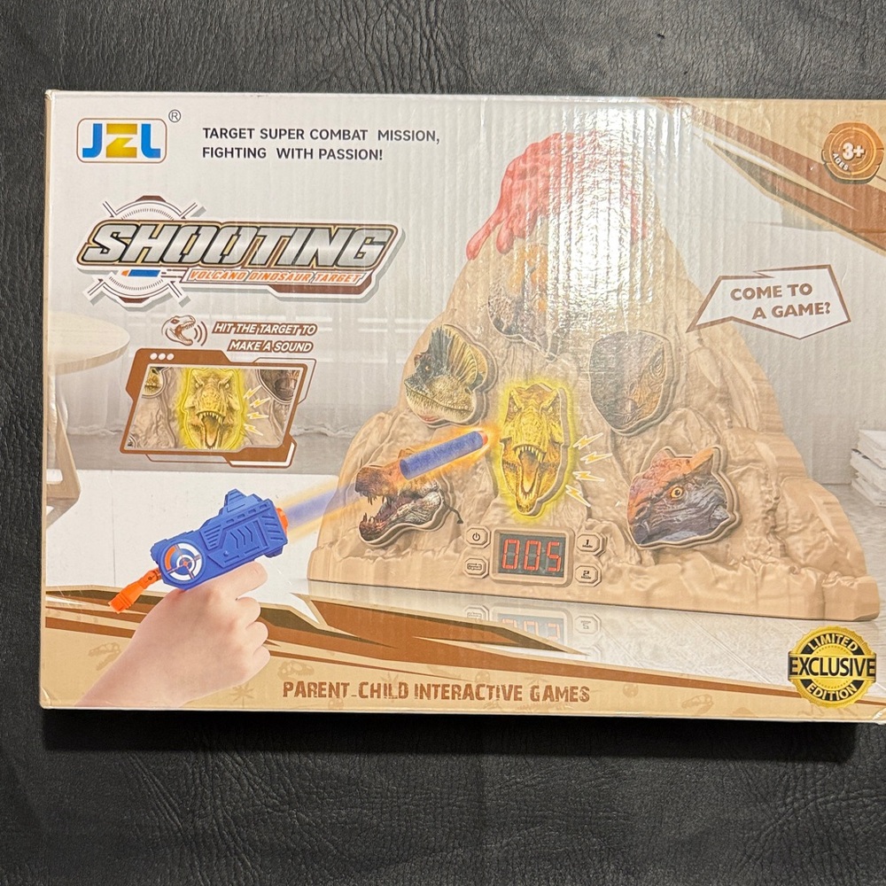 NEW Dinosaur Shooting Toy Gun & Game Set